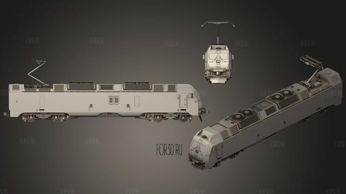 Локомотивный поезд 3d stl модель для ЧПУ